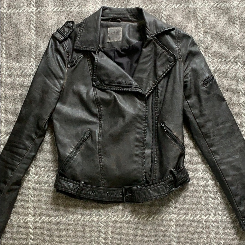 Zara leather jacket